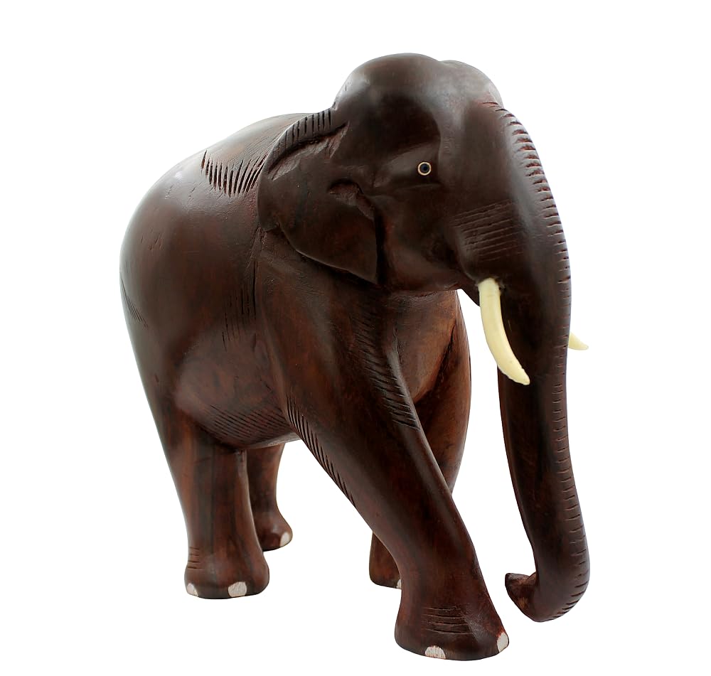 Wooden Elephant 2 inch thumbnail 2