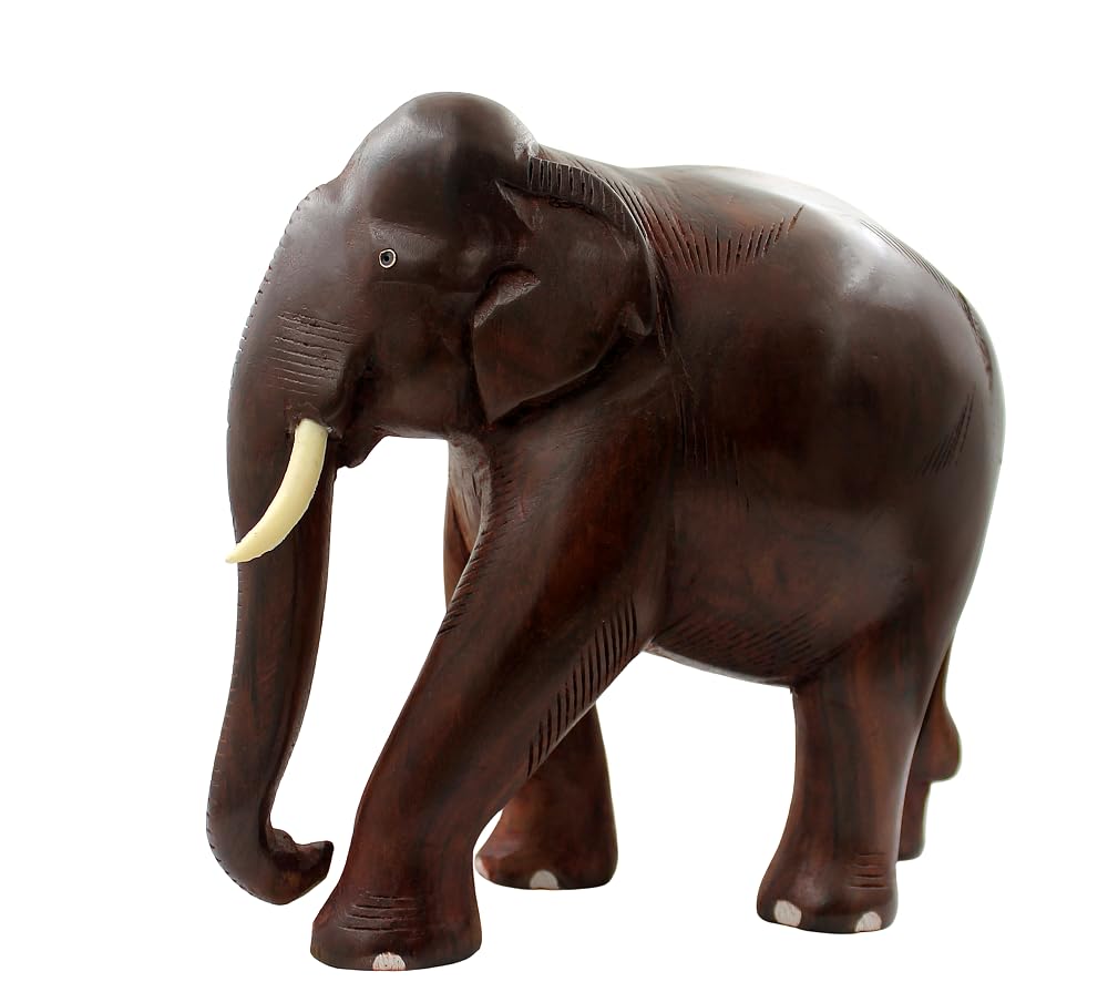 Wooden Elephant 3 inch thumbnail 6