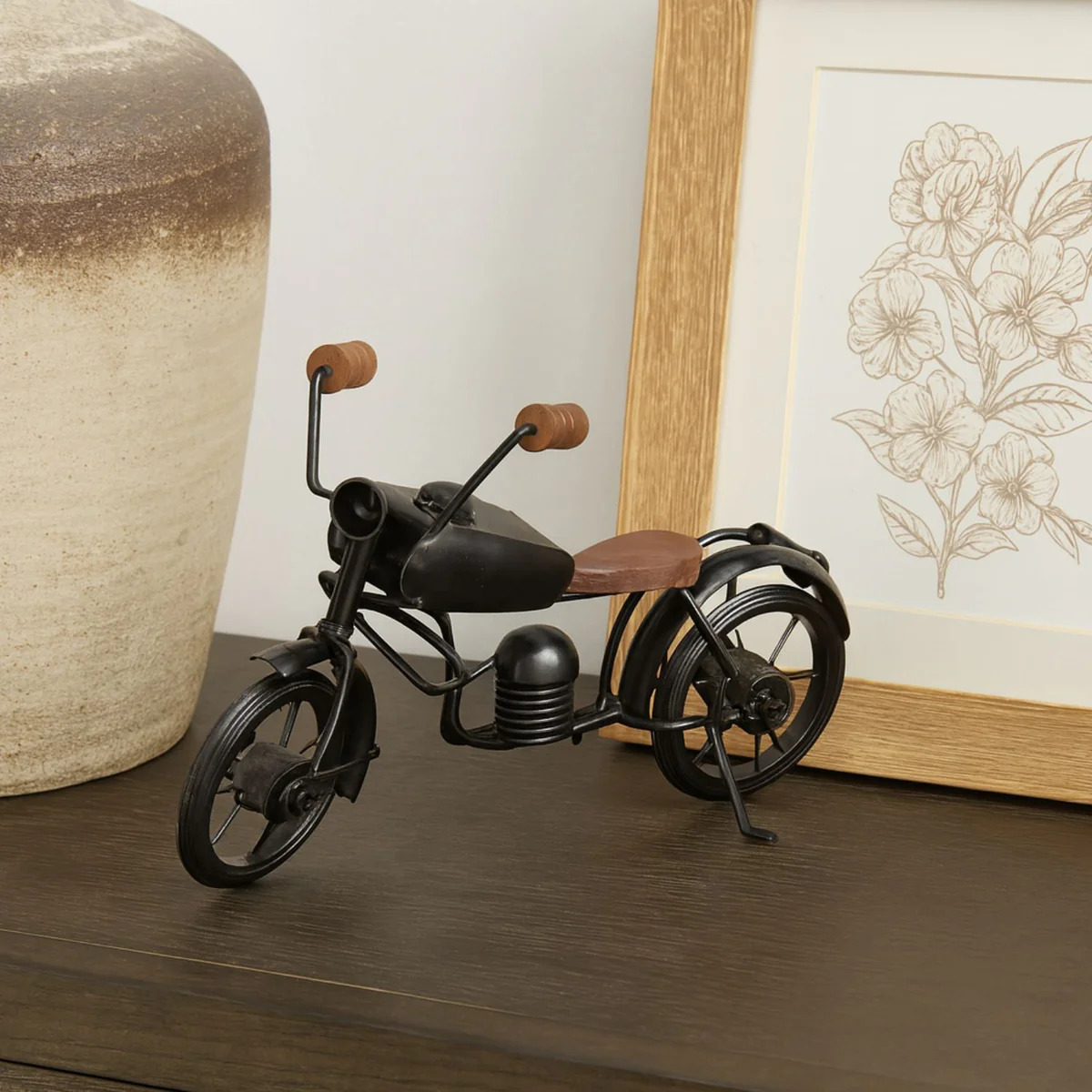 Handcrafted Vintage Bullet Bike Miniature