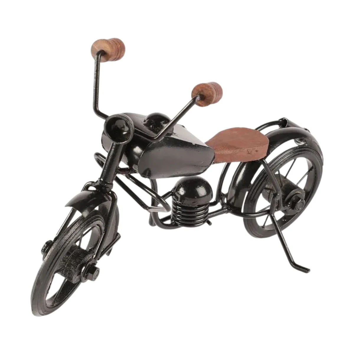 Handcrafted Vintage Bullet Bike Miniature thumbnail 3