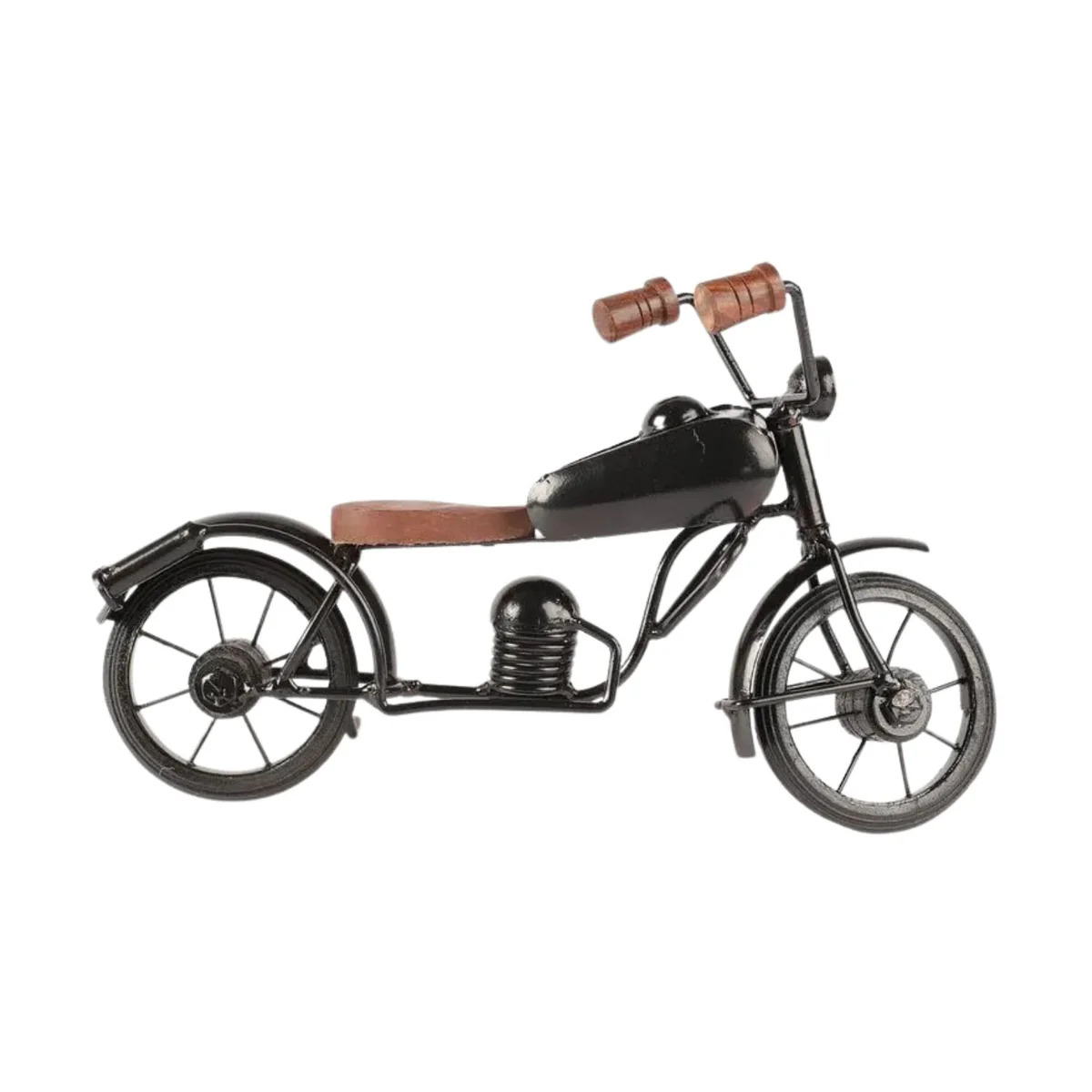 Handcrafted Vintage Bullet Bike Miniature thumbnail 4