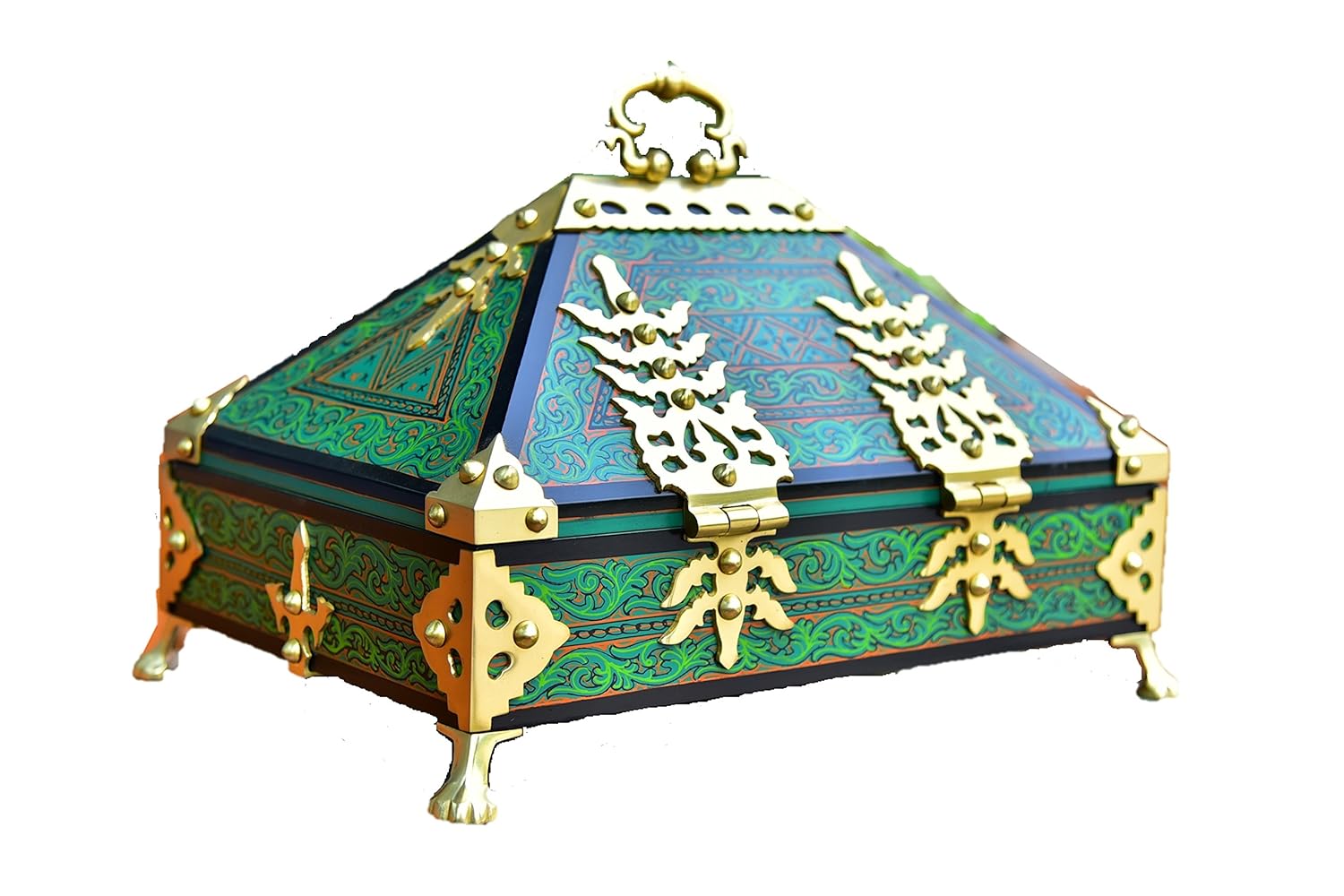 Nettor Petti Green With Mural Painting 9*6