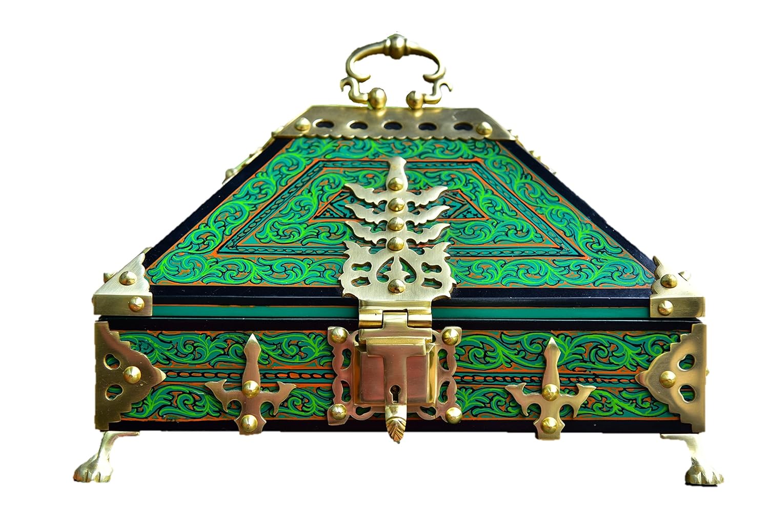 Nettor Petti Green With Mural Painting 9*6 thumbnail 2
