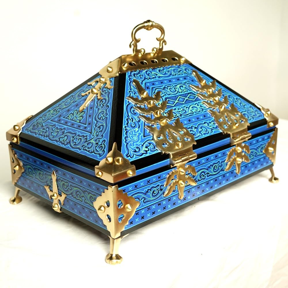 Nettoor Petti Royal Blue with Mural Painting 13*9 thumbnail 2
