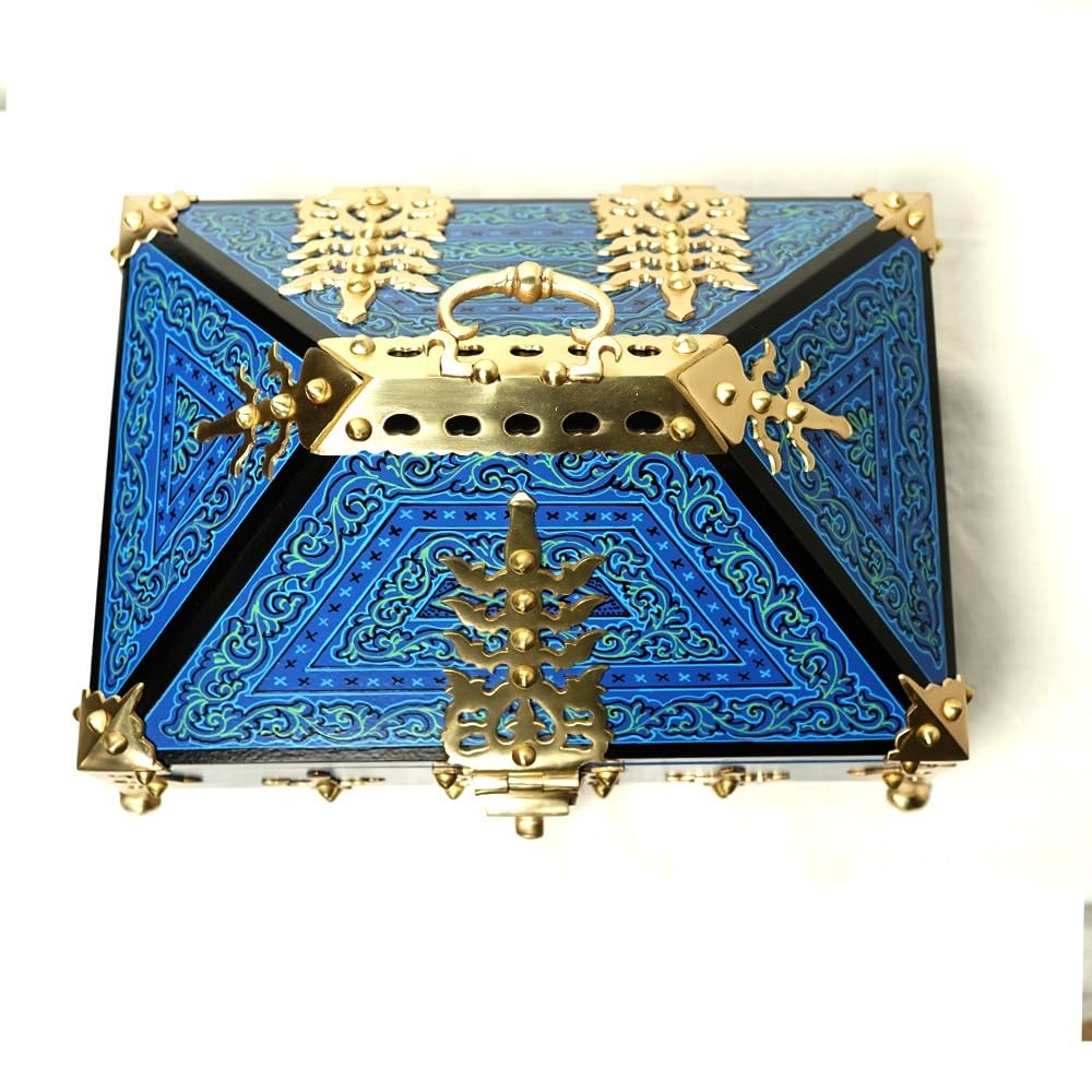 Nettoor Petti Royal Blue with Mural Painting 9*6