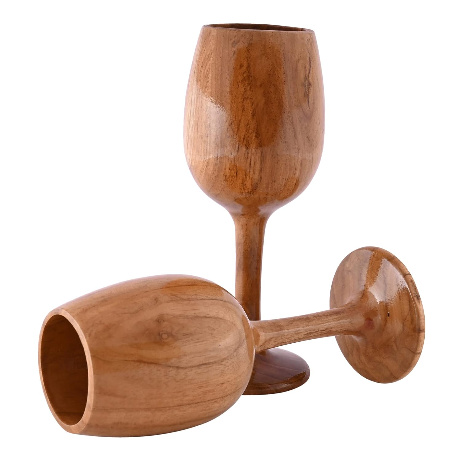 Wooden Wine Glass (B)