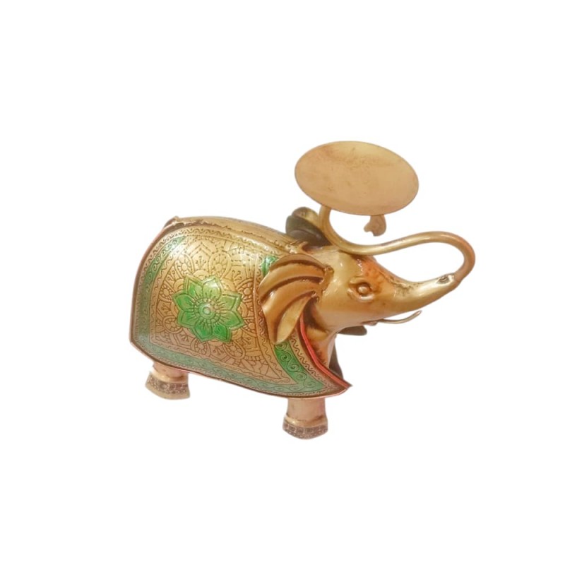 Metal Elephant TeaLight Candle Holder thumbnail 3