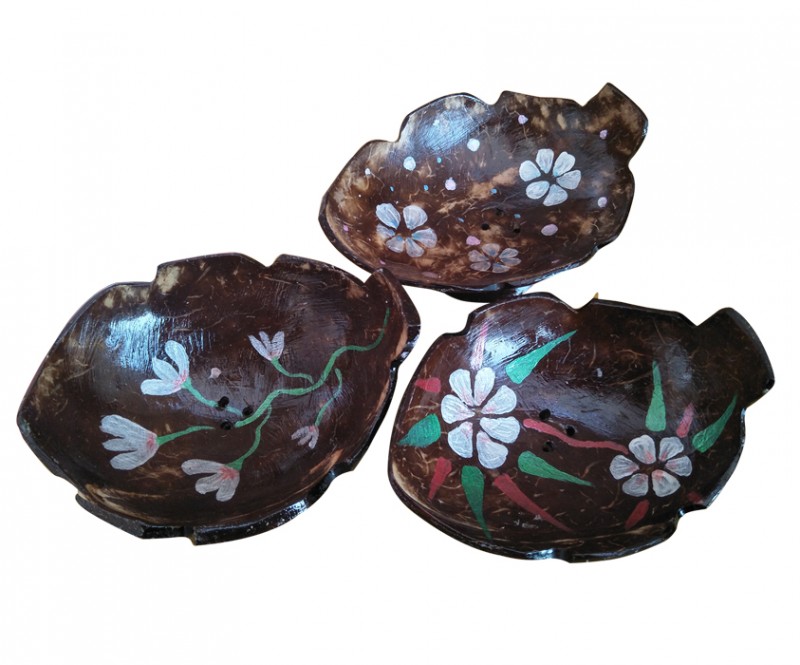 Coconut Shell Soap Dishes thumbnail 2