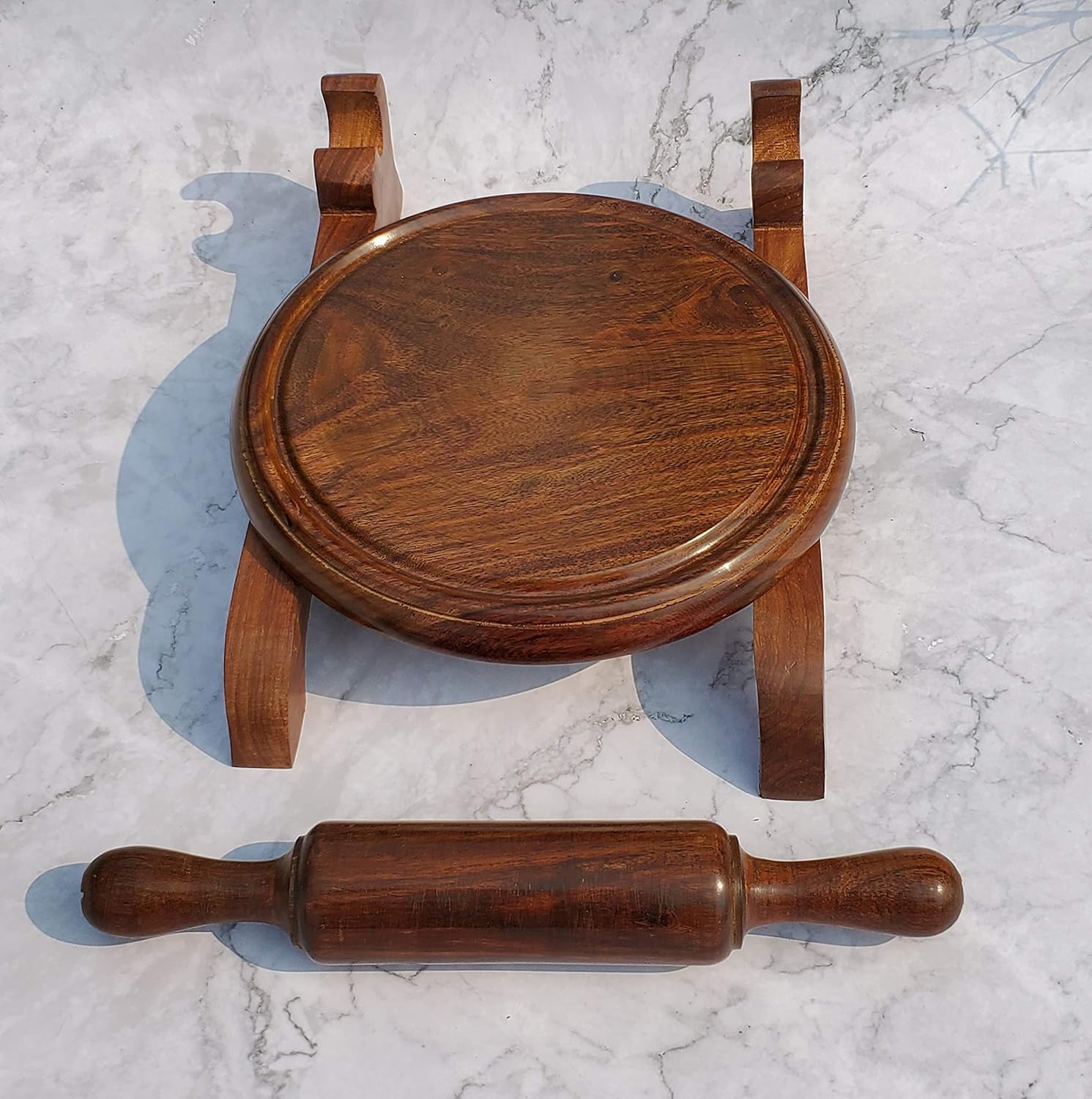 Wooden Roti Maker With Stand