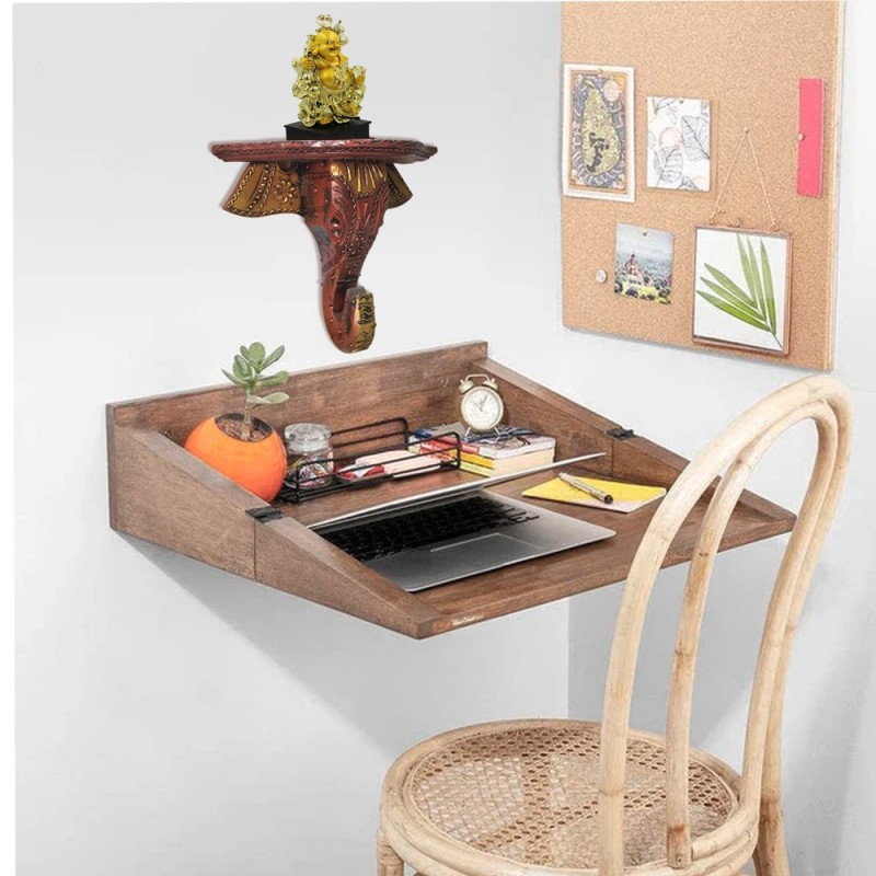 Wooden Elephant Head Wall Stand  thumbnail 2