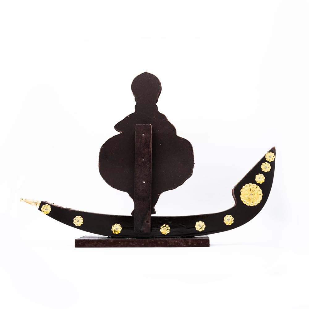 Wooden Kathakali Dancer & Snake Boat Model