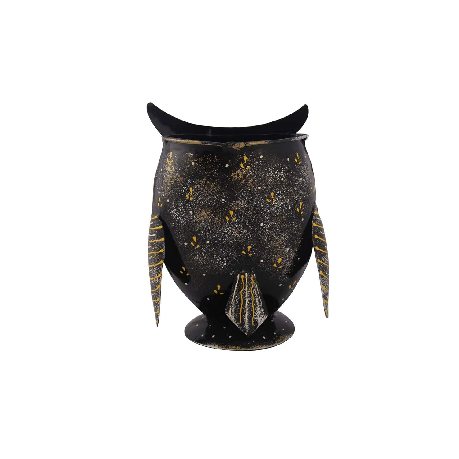 Black Metal Owl Pen Holder thumbnail 2