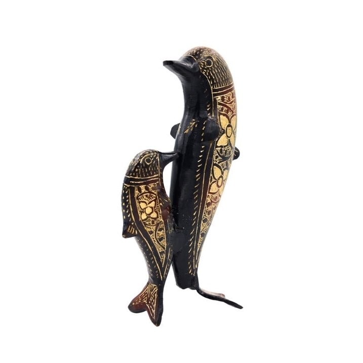 Brass Dolphin Pair thumbnail 3