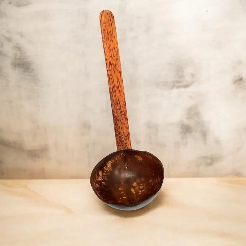 Wooden Coconut Ladle (Chiratta Kayil) thumbnail 5