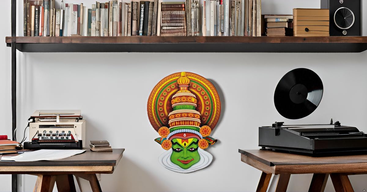 Wall Hanging Printed Kathakali (14 inch)
