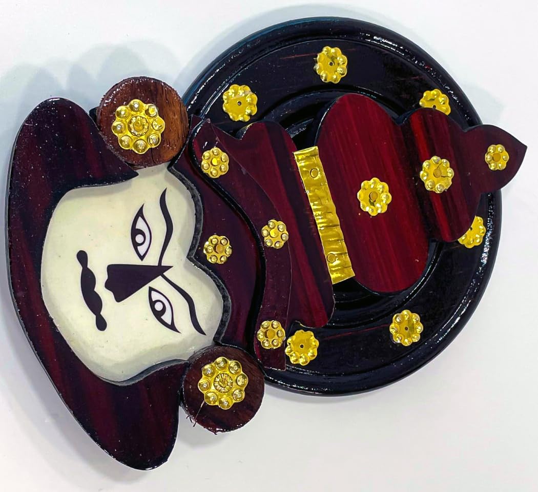Kathakali Wooden Face [Printed ] thumbnail 3