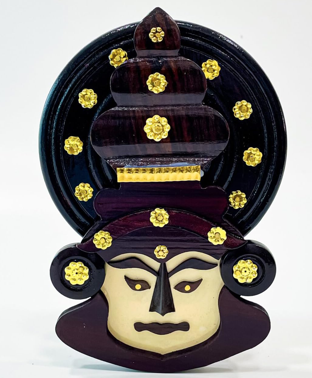 Kathakali Wooden Face [Printed ]